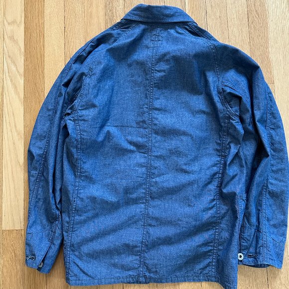 Rare Post O'Alls made in Japan chambray chore coat. - Picture 2 of 3